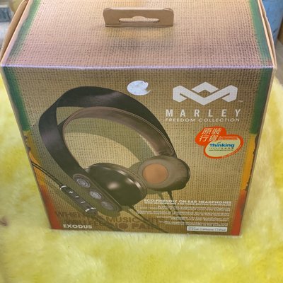 全新品特價 附收納袋 視聽影訊 頭戴耳機可通話 marley 木製三鍵式EAR-MAR-FH003低音更勝BOSE