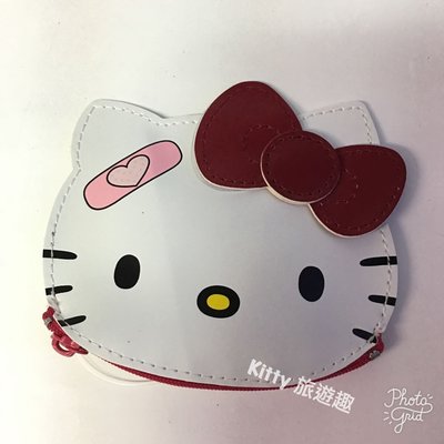 [Kitty 旅遊趣] Hello Kitty 零錢包 凱蒂貓 拉鍊式 小錢包