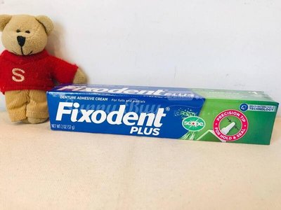 【Sunny Buy】◎現貨◎ 美國 Fixodent 假牙黏著劑 強固抗菌 綠色 薄荷 57g