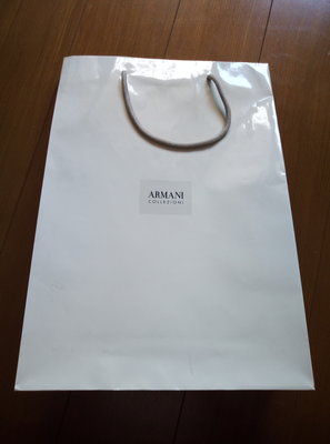 GIORGIO ARMANI精品紙袋(購於台中新光三越)