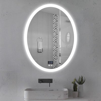 【熱賣精選】 智能浴室鏡子掛墻化妝鏡發光led衛生間洗手間防霧鏡子壁掛美容鏡