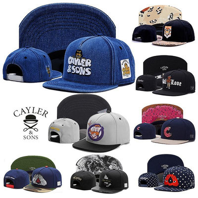 [cayler And sons cap] 男士時尚帽加菲貓系列高品質刺繡帽女士可調節嘻哈 Snapback cap（滿599元）