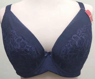 Triumph 黛安芬❣️E+ 大女人系列美型V曲線 罩杯尺碼: 38/85E (典藏藍)👙全新內衣👙全新胸罩