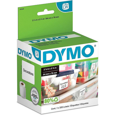 DYMO 30324 標籤紙 54 x 70mm 320張/捲 適 LW LabelWriter 標籤機