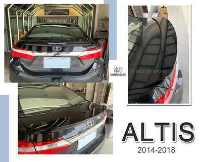 》傑暘國際車身部品《全新 ALTIS 14 15 16 17 18 年 11代 11.5代 Z版 尾翼 含三煞燈含烤漆