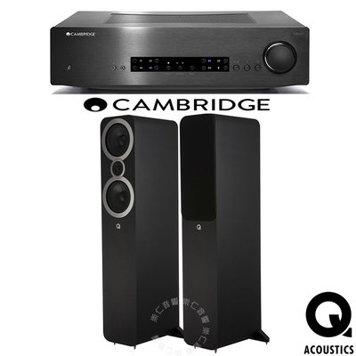 台中『崇仁視聽音響』Cambridge Audio CXA60 藍牙綜合擴大機+Q ACOUSTICS 3050i 喇叭