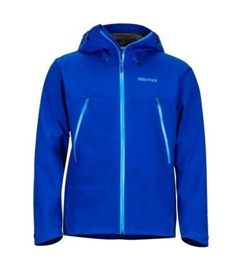 【Marmot】『零碼出清』31020-2707 寶藍 美國 男 防水外套 GORE-TEX 防風外套 風衣風雨衣