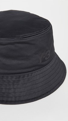 Y3！不敗時尚經典~限量帽~Logo 黑色漁夫帽、紳士帽、書僮帽~