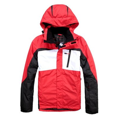 德國crivit保暖防寒大衣 戶外滑雪頂級衝鋒衣 外套 夾克 雨衣 3M THINSULATE防風防水 紅白配色
