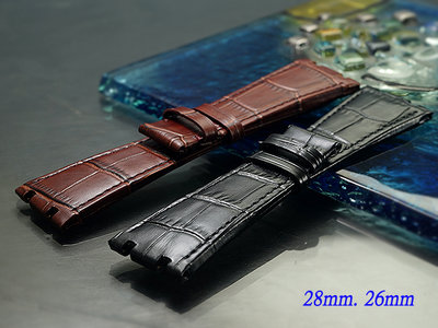 【時間探索】 AP Royal Oak 皇家橡樹代用錶帶 ( 28mm.26mm ).特製鋼粒頭