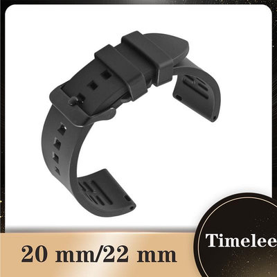 22/22mm橙色氟橡膠錶帶適配 華為手錶WATCH GT智能運動手錶腕帶