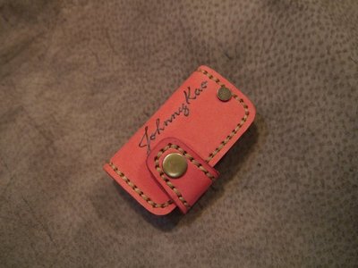KH手工皮革工作室 MIT馬自達MAZDA晶片感應鑰匙皮套 單支晶片搖控器鑰匙包 自選配色可燙字皮革自選