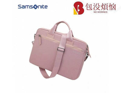 Samsonite DENDI-ICT BP5002 13.3吋筆電手提包 電腦包(附肩背帶)-櫻花粉-包沒煩惱