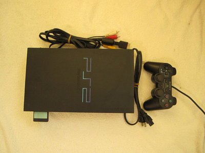 PS2主機 SCPH-35000 可讀 PS1遊戲片 日本製(未改機)