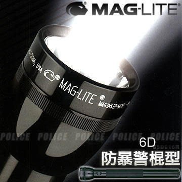 《甲補庫》_MAG-LITE 6D 警棍型手電筒/鎮暴手電筒__＿一號電池六顆