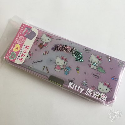 [Kitty 旅遊趣] Hello Kitty 雙層鉛筆盒 凱蒂貓 兩面筆盒 鉛筆盒 粉色 硬式鉛筆盒 雙面筆盒