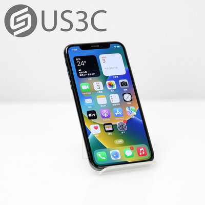 【US3C-桃園春日店】【一元起標】公司貨 Apple iPhone X 64G 黑 5.8吋 臉部解鎖 A11仿生晶片 1200萬畫素 二手手機