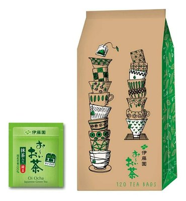 【日本進口】日本製~伊藤園抹茶入綠茶茶包 120袋入 $700