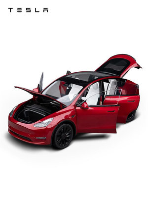 Tesla/特斯拉收藏擺件車模玩具車仿真Model Y 118 車模