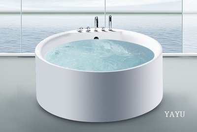 【亞御麗緻衛浴】壓克力獨立浴缸 135x135cm