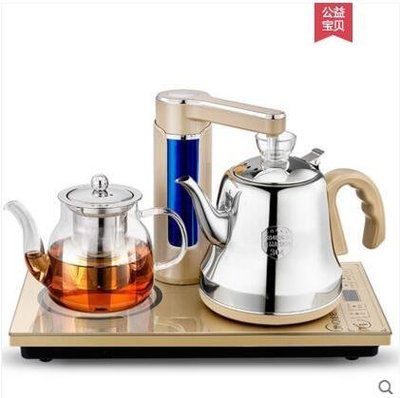 『格倫雅品』全自動上水壺電熱水壺套裝家用茶具燒水壺吸抽水泡茶煮茶器電磁爐促銷 正品 現貨