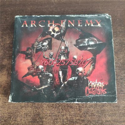 歐版拆封 旋律死亡金屬 大敵 Arch Enemy Khaos Legions 2CD 唱片 cd 古典