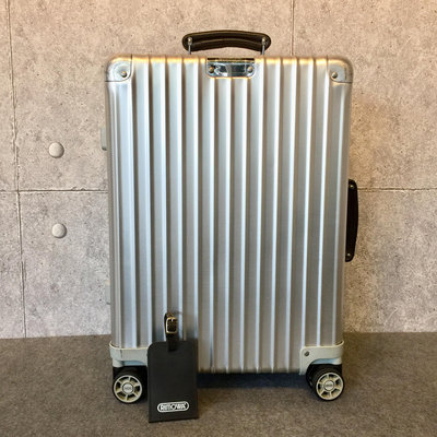 【哈極品】二手品《RIMOWA  銀色鋁製手提拉桿旅行箱/20寸 /登機箱/行李箱》