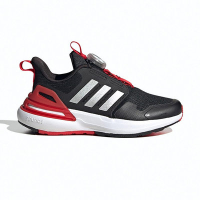 Adidas Rapidasport Boa K 中童 黑紅 支撐 無鞋帶 運動 休閒 慢跑鞋 ID3388