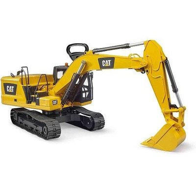 【3C小苑】RU02483 正版 1:16 Cat 挖土機 BRUDER 德國製造 大型挖土機 工程車 兒童玩具