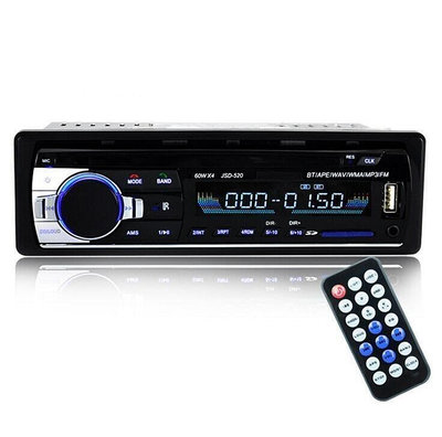 12V24V汽車車載MP3播放器 FM jsd520音樂播放器 免提通話汽車