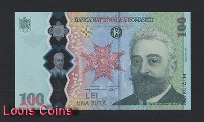 【Louis Coins】B967-ROMANIA-2019羅馬尼亞紀念塑膠鈔,100 Lei含冊