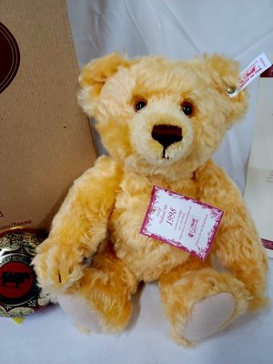 Steiff 德國金耳扣 1998年荷蘭國家限定 "Cheese Bear"起士泰迪熊