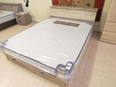光南家具-5尺連結式床墊、硬床