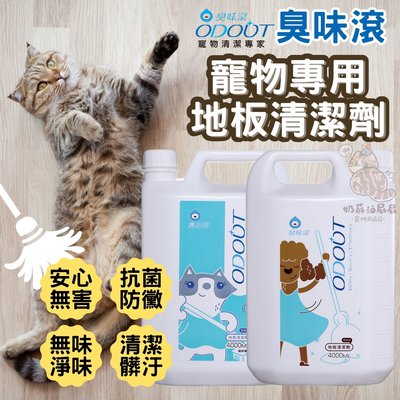 臭味滾 ODOUT 寵物專用 臭味滾 寵物用地板清潔劑 4000ml 除臭 抑菌 尿地板 寵物尿尿 寵物專用