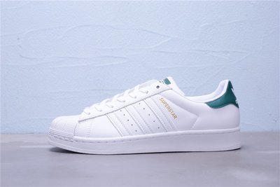 Adidas Superstar 貝殼頭 白深綠 金標 休閒運動板鞋 男女鞋 FX4279