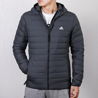 Adidas阿迪達斯 男款休閒保暖防風連帽羽絨服 CY8738 CZ2311 1386