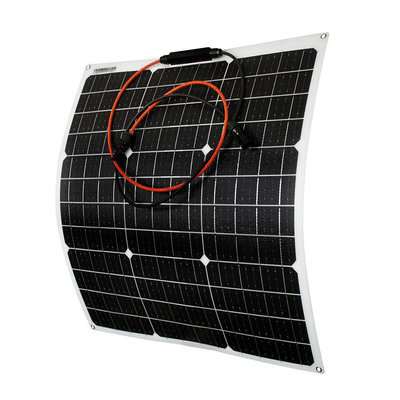 【藍天百貨】ETFE 半柔性太陽能板 50W 18V 太陽能軟板 A級5線 ETFE 車頂用太陽能板 太陽能