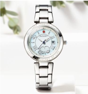 鼎飛臻坊 PEANUT SNOOPY 史努比 誕生石 生日寶石 訂製手錶 腕錶 日本正版