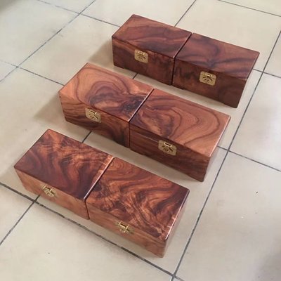 高檔實木香樟木飾品收納盒中式復古婚嫁樟木盒六面獨板紅心樟木箱