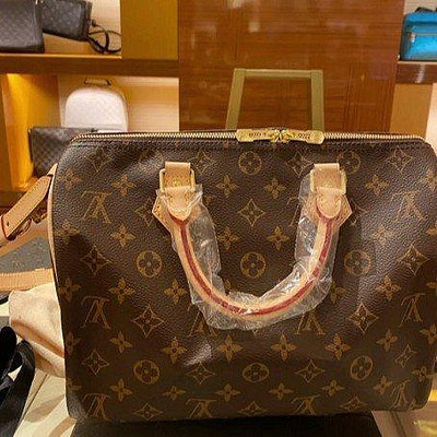 LV M41113/M41112 Bandoulière LV Speedy 25/30 波士頓枕頭