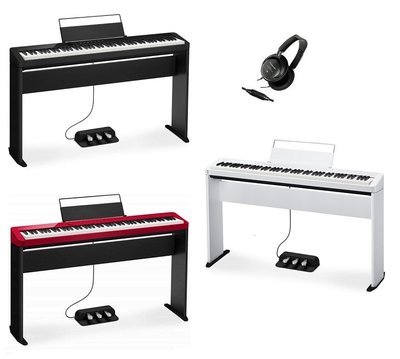 學生另有優惠價 Casio PX-S1100 88鍵電鋼琴/三踏板/原廠琴架/耳機/鋼琴椅公司貨 分期零利率分期
