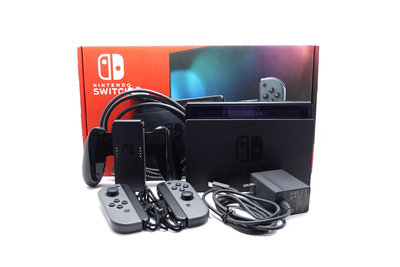 【台中青蘋果】Nintendo Switch 灰色 電力加強版 二手 任天堂 遊戲主機 #87515