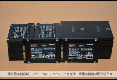 電腦零件Samsung/三星 860EVO 870 250G 500G 2.5寸固態硬盤臺式筆記本SSD筆電配件