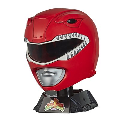 超人氣【正品】Power Rangers 金剛戰士 紅戰士 1:1 頭盔 Hasbro 收藏品 可戴cosplay