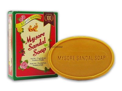 印度 Mysore 邁索爾 檀香保濕護膚皂 Sandal Soap 75g