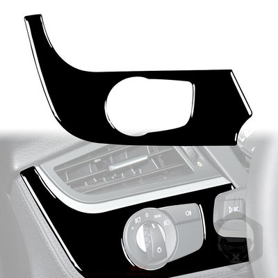 適用於2009-2016 BMW Z4 E89大燈按鈕鋼琴黑汽車內飾改裝裝飾配件 @车博士