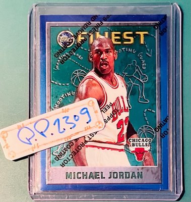(548) 1995-96 TOPPS Finest Michael Jordan #229