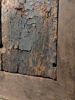 【二手】侘寂風極品方桌面板一件 紅豆杉材質 文理包漿味道非常好 古玩 舊物 收藏 【聚寶軒】-536