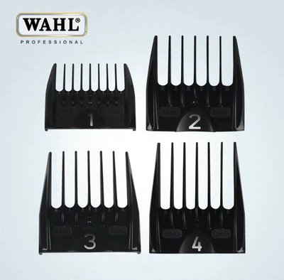 WAHL刀頭 充電器 公分套梳 4入 尺梳 配件組零售