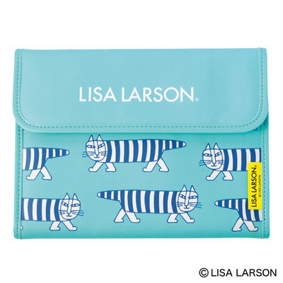 【寶貝日雜包】日本雜誌附錄 Lisa Larson 北歐 貓咪多功能收納夾 手帳包 收據夾 卡片包 零錢包 收納包